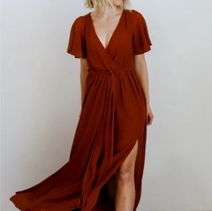 Baltic Born Brooklyn Rust Maxi Dress